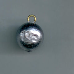S & J's TACKLE BOX cannon ball sinker 1-1/2 oz for stable bottom fishing