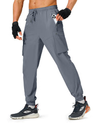 S Spowind men's hiking pants water-resistant front view for rain-ready protection