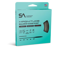 SA Magnitude Smooth Balance 15ft Clear Tip line in Lt. Olive and Clear