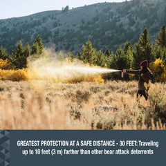 SABRE Frontiersman belt holster offers quick access on trails.