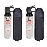 SABRE Frontiersman Max bear deterrent spray with a 40-foot range for hikers.
