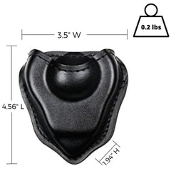 Fits standard hinged or chain handcuffs from major brands