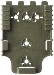 Safariland QLS 19 Locking Fork attached to holster with 3-hole pattern