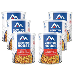SAFECASTLE Mountain House Buffalo Style Chicken Mac & Cheese can front view for quick emergency meals