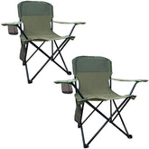 SAILARY folding camping chair green front view highlights lightweight, portable seating for outdoor adventures.
