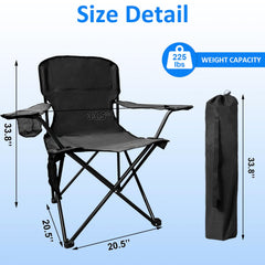 SAILARY folding chair folded compactly, highlighting easy transport and storage between trips.