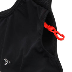 Salomon Agile 2 strap adjustment detail for secure fit.