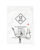 Salt Tide Fishing fish finder rig 3-pack ready for dependable red drum surf fishing.