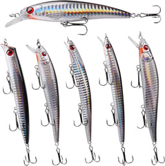 Six Jerbaits saltwater lure kit – minnow-style lure for striped bass