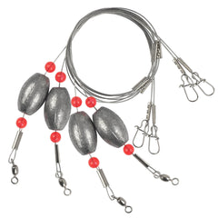 Saltwater Flounder Rig set with Carolina bottom rig and components