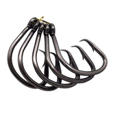 Saltwater heavy duty live bait hooks with black nickle coating in 13 sizes 1/0 to 16/0