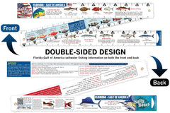 Back view of Salty Bones Florida Gulf lawstick showing Gulf guidelines for quick reference.