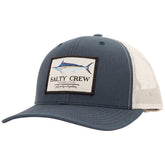 Salty Crew Marlin Mount Cap front view for sun protection during outdoor adventures.