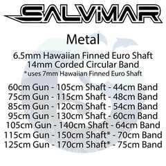 SALVIMAR Metal 85 cm shows tapered profile for easier maneuverability