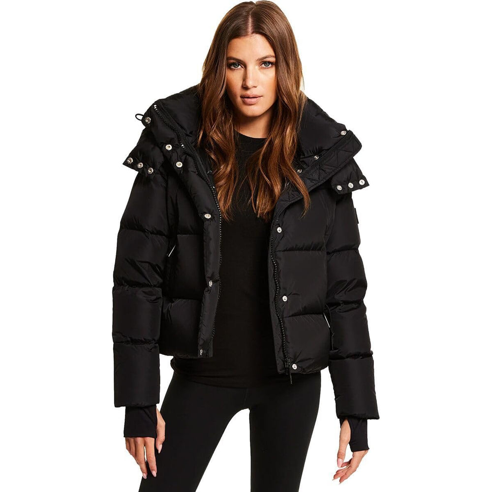 SAM New York Jordy short puffer jacket front view highlighting warmth and silhouette