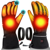 SAMLMAP heated gloves with heat elements provide reliable warmth during extreme cold.