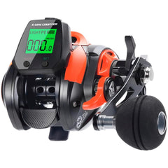 SAMOLLA baitcasting reel silhouette emphasizes ultralight design for comfortable all-day casting.