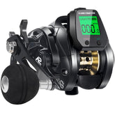 SAMOLLA baitcasting reel solar panel close-up for extended outdoor power