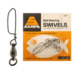 Sampo X6CB BB Coastlock Snap Swivel, silver, small: secure line connections