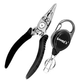 SAMSFX Mini Fishing Pliers with Retractor