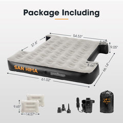 SAN HIMA inflatable pump enabling quick inflation for campsite setup