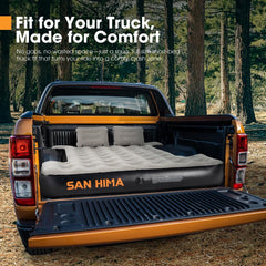 SAN HIMA two buddy pillows add extra softness for cozy truck-bed lounging
