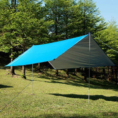 SAN LIKE telescoping poles show height adjustment for versatile shelter height.