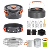 Sanheshun camping cooking set large pot for camp meals and portability