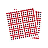 Sanhu 8mm 3D red fish eye close-up with adhesive backing for easy lure customization