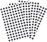 Sanhu 8mm 3D Fish Eye Silver with lifelike holographic sparkle for DIY lures
