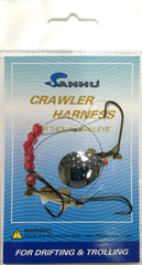 Sanhu Crawler Harness Rigs in 10-pack colors for drifting and trolling with live bait.
