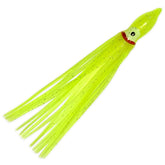 Sanhu Hoochie Skirts Yellow 4-3-4 inch body attracts game fish