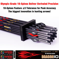 Sanlida 24pc carbon arrows packaged for hunting sessions.