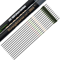 Sanlida Dragon 9 carbon arrow pack 12 ensures consistent hunting flight