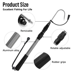 SANLIKE gaff soft rubber handle provides a firm grip in wet conditions.