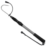SANLIKE telescopic gaff retracted for easy boat storage and quick deployment.