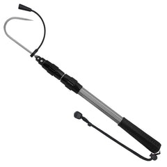 SANLIKE telescopic gaff retracted for easy boat storage and quick deployment.