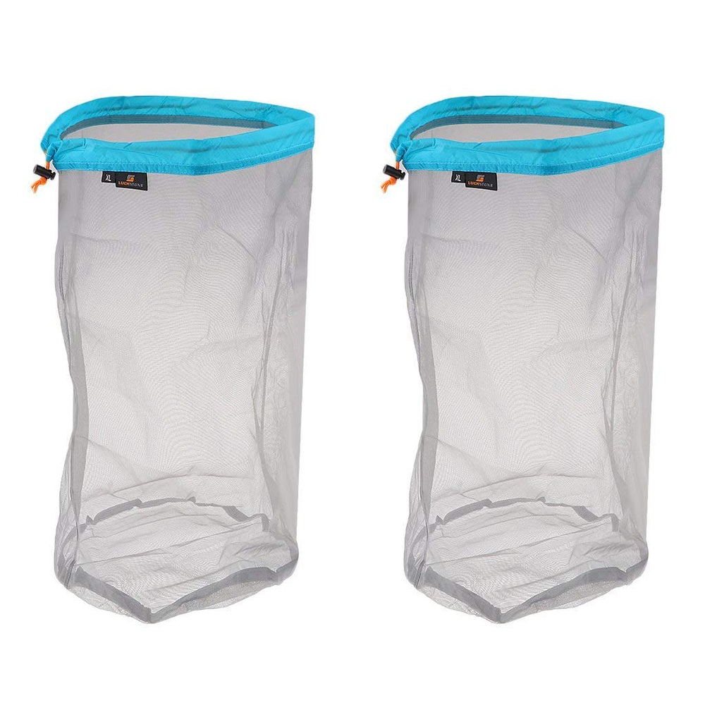 Sanmum Stuff Sacks two nylon mesh bags for clear, organized packing