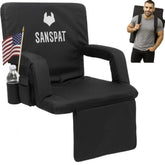 Sanspat 23-inch stadium chair back support for comfortable bleacher seating.
