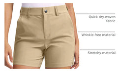 SANTINY 5in inseam shorts with split sides for unrestricted movement.