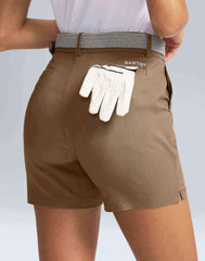 SANTINY shorts feature elastic waistband and belt loops for a secure, customizable fit.