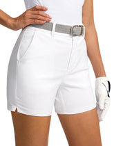 SANTINY 5in golf shorts with quick-dry stretch for cool comfort on the course