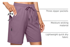 SANTINY shorts provide UPF50+ sun protection for outdoor activities.