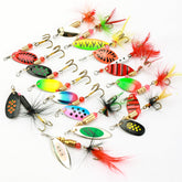 SANWEAL Rooster Tail Fishing Lures kit – assorted colors