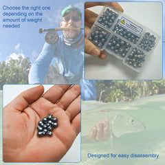 Premium lead core fishing weights for freshwater and saltwater