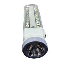 Sapphirem LED emergency light front view, compact handheld design for everyday use.