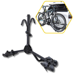 Saris All Star 2 bike hitch rack tray platform for quick, secure loading.