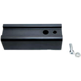 Saris aluminum hitch adapter mounted on a 2-inch hitch for versatile bike transport