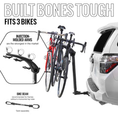 Saris Bones rust-resistant construction provides durable performance in all weather