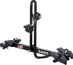 Saris Freedom 2-Bike Hitch Rack side view, supports two bikes for easy transport